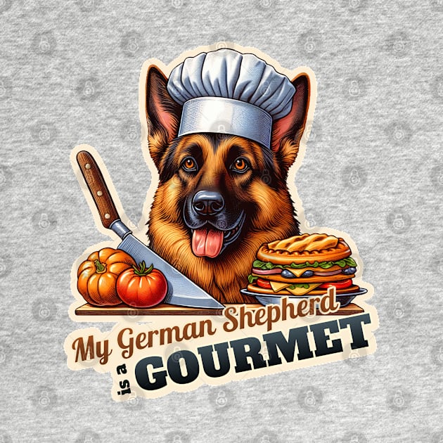 German Shepherd  Chef by k9-tee